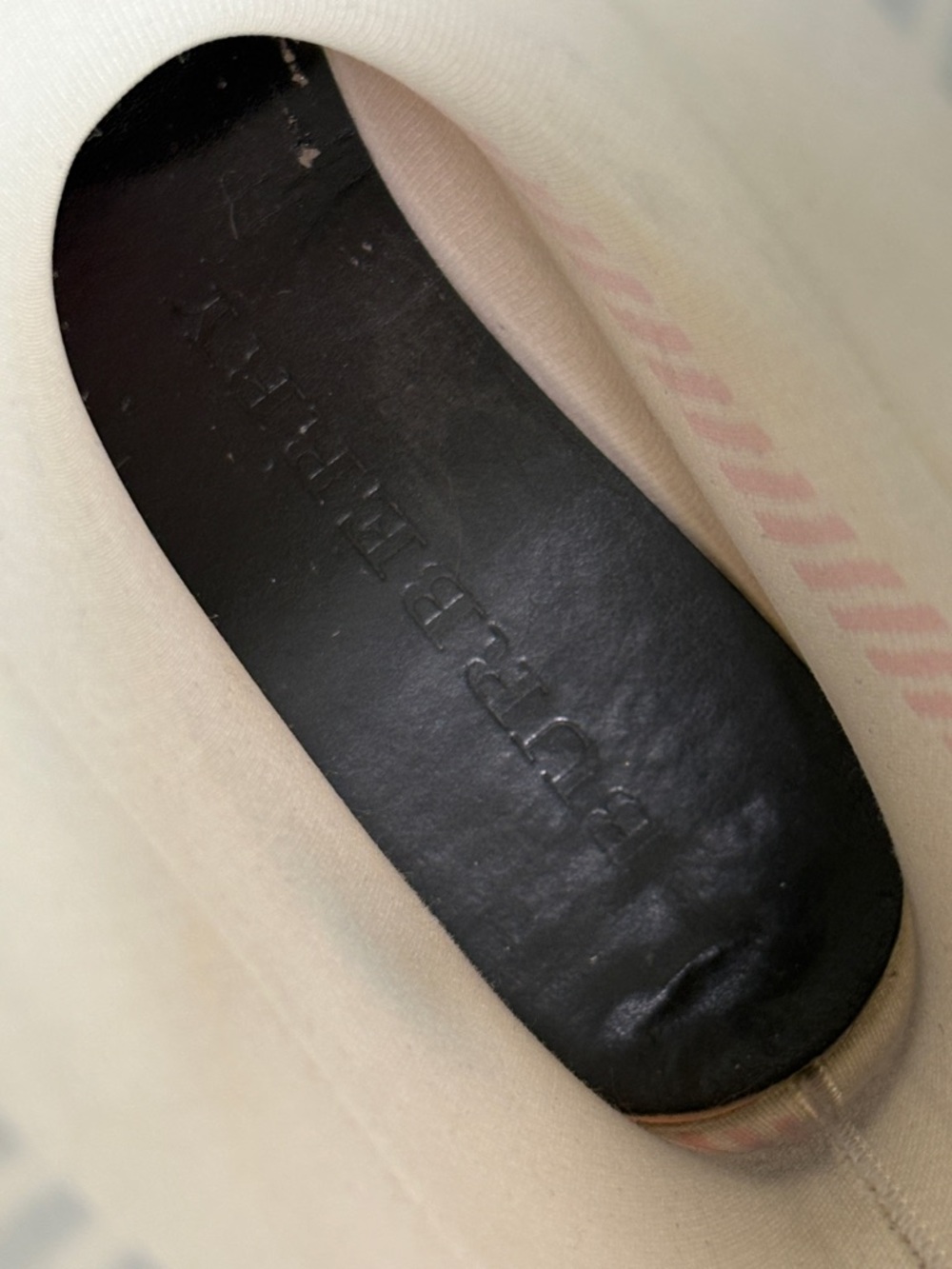 Burberry Rain Boots Nova Check Rubber Mid Calf Boots EU 38 US 7 Made in Italy - Picture 13 of 13
